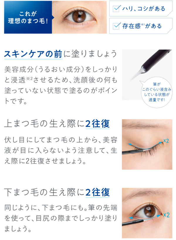 正しい塗り方と使用頻度